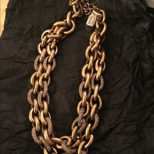 J Crew statement t necklace